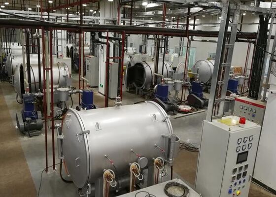 High Temp Horizontal Vacuum Induction Melting Furnace For Sintering Cemented Carbides