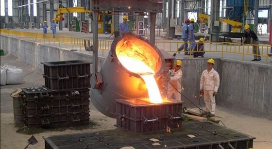 Medium Frequency Hydraulic Steel Shell Furnace