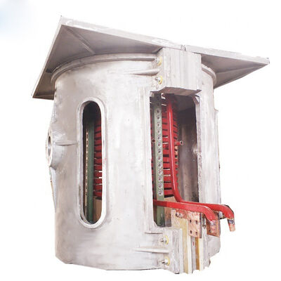0.7KWh / Kg Induction Aluminum Melting Furnace 15tons / H Circulation Water Electric Heating