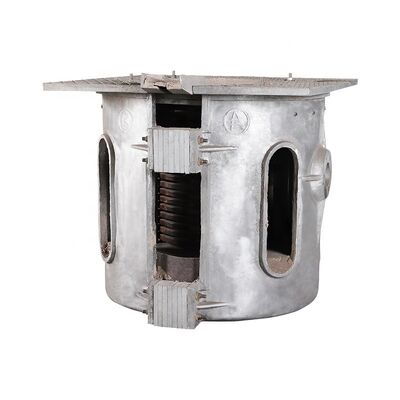 Scrap Metal Medium Frequency Aluminum Melting Furnace High Temperature Industry
