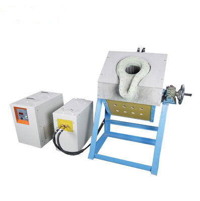 Copper Brass Melting Furnace Induction 150Kg Energy Saving Easy Operation