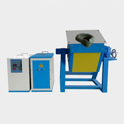 Small Induction Aluminum Melting Furnace 10-50kg Capacity Igbt Induction Furnace Easy Operation