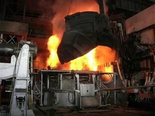 Alloy Steel Industrial Electric Furnace , Electric Iron Furnace High Current Conductor System