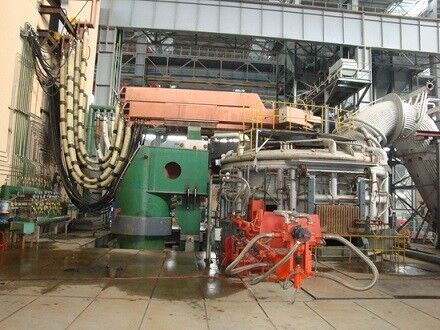 Horizontal Electric Furnace For Common Carbon Steel Low Current Operation