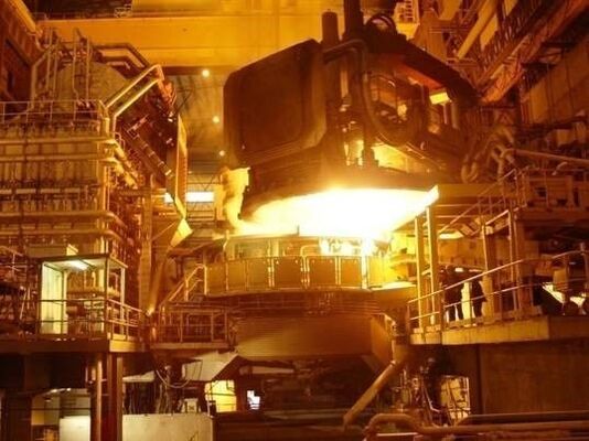 Commercial Electric Arc Furnace , Smelting Furnace Water Cooled Roof Stable