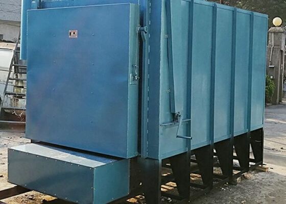 Industrial Heat Treatment Car Bottom Furnace Large Scale For Annealing / Normalizing