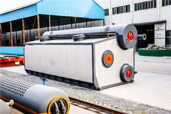 Automatic Propane Water Boiler , Gas Fired Central Heating 7MW Longitudinally