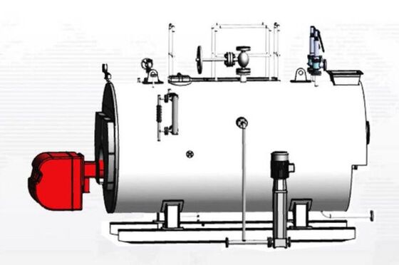 Industrial Gas Fired Boiler Wave Furnace Design Low Consumption Easy Operation