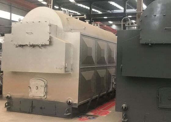 Fire Tube Biomass Steam Boiler Biomass Log Boiler Cylinder Designed Stable