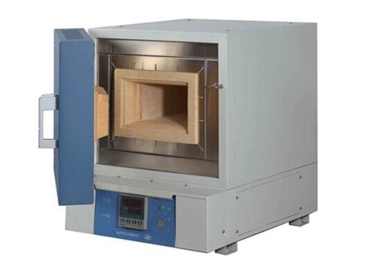 Touch Screen Atmosphere Muffle Furnace , Electric Muffle Furnace PLC Control Curve Data Display