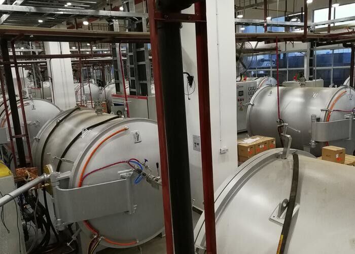 380V Horizontal Vacuum Furnace / Vacuum Brazing Furnace For Aluminium Alloy Products