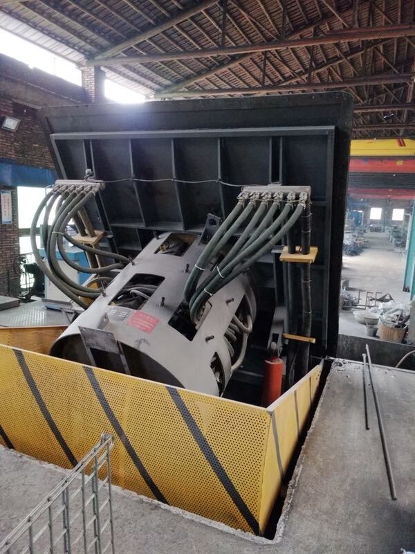 500 KW Hydraulic Steel Shell Furnace