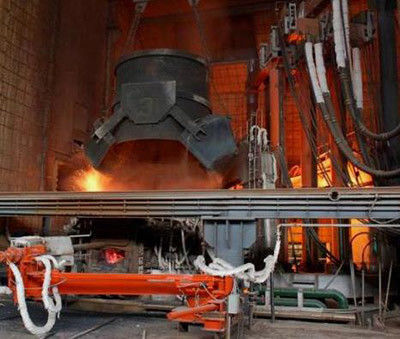 Medium Frequency Large Melting Furnace , 250KW Metal Melting Equipment