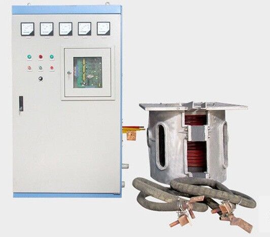 Metal Induction Large Industrial Melting Furnace Medium Frequency For Industrial Copper Scrap
