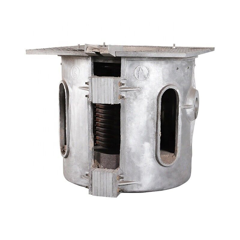 Scrap Metal Medium Frequency Aluminum Melting Furnace High Temperature Industry