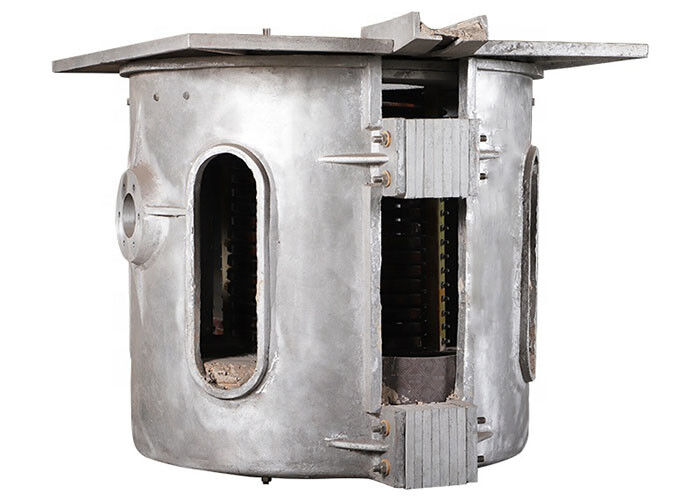 55 Mins / Batch Aluminum Induction Furnace 150kg Vacuum Ingot Furnace Stable