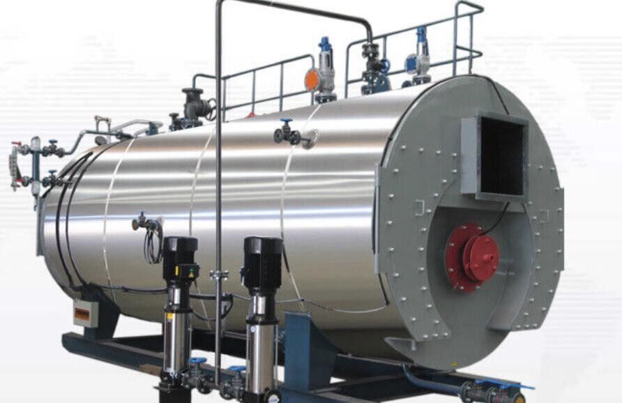 High Efficiency Natural Gas Steam Boiler Strong Structural Strength For Cooking